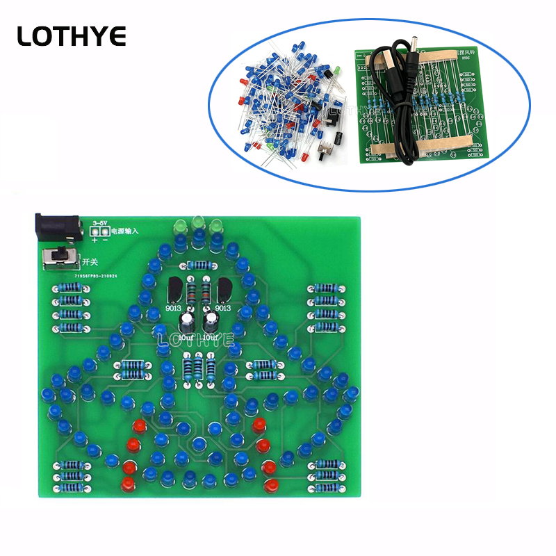 Diy Electronics Lab - DC 3-5V LED Light Swing Wind