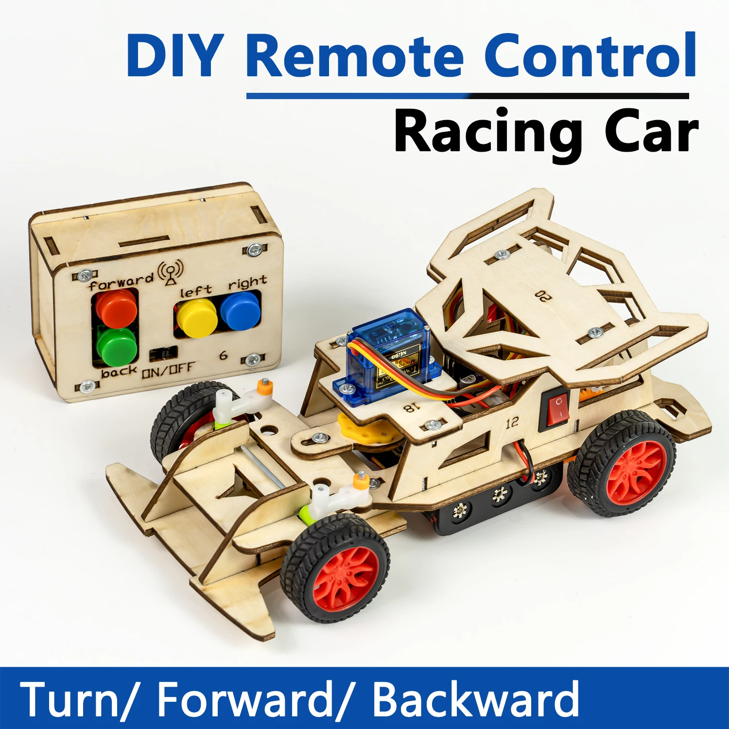 Diy Electronics Projects For Students - DIY Remote Control Steering Car Kit