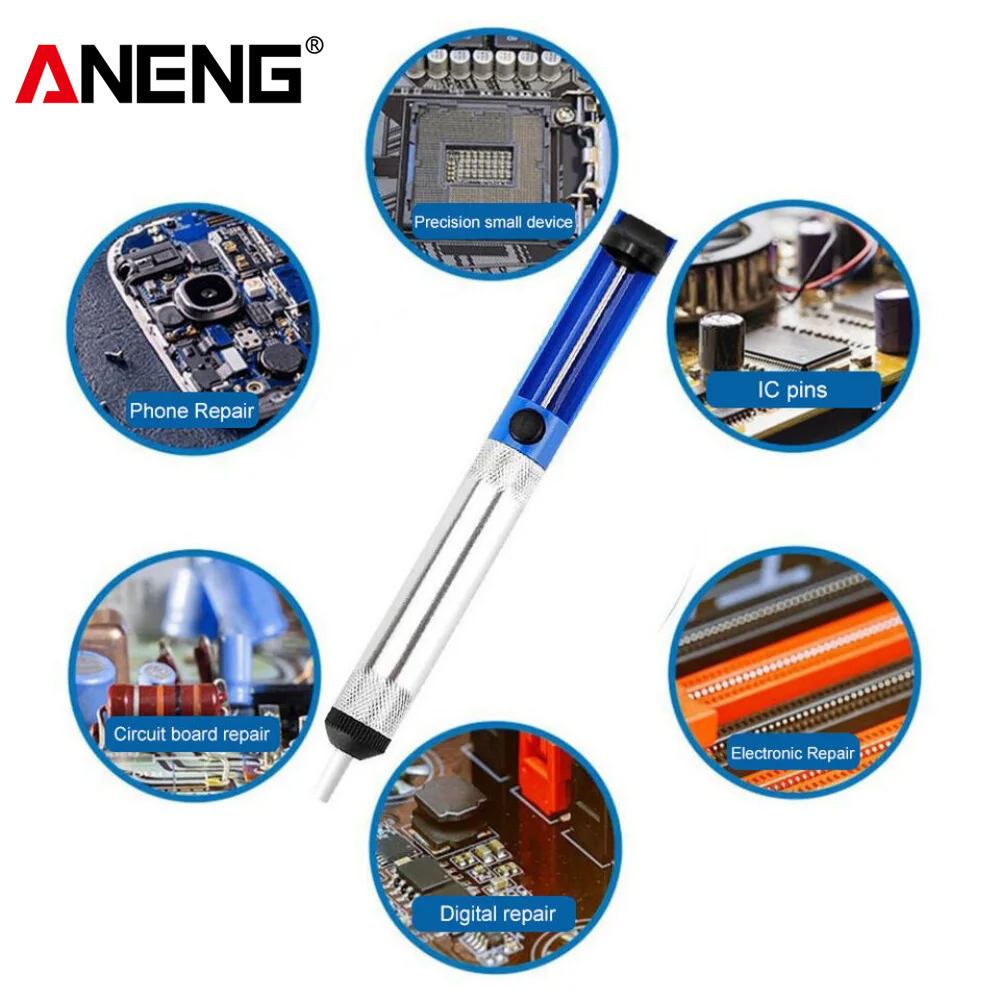 Diy Electronics Lab - ANENG Desoldering Pump Iron Desolder Weld