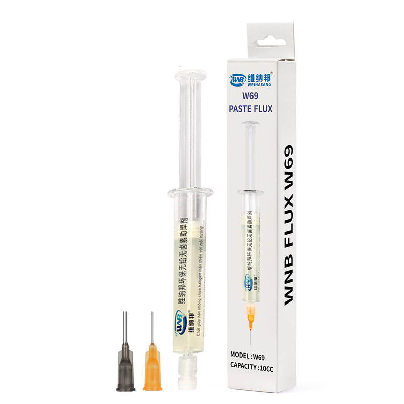 Smd Solder Paste - LEAD-FREE Halogen-Free Syringe Flux Soldering Paste