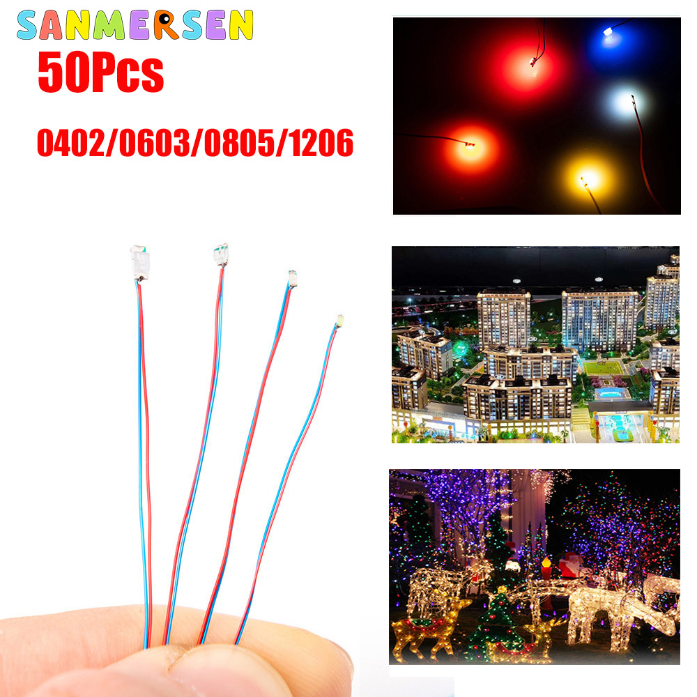 Smd Solder Paste - 50pcs 0805 1206 SMD Lamp Wired