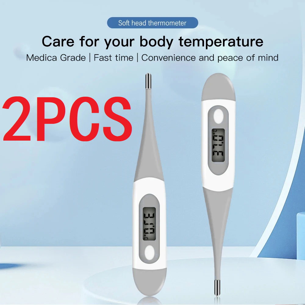 Diy Electronics Projects For Adults - 2PCS/SET Electronic Digital Thermometer Soft Head