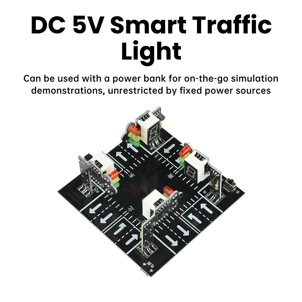 Diy Electronics Projects For Adults - Traffic Light Simulator Kit with Sound