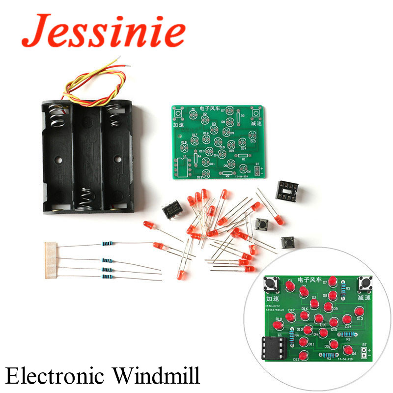 Diy Electronics Com - DIY Kit Electronic Windmill DC 5V