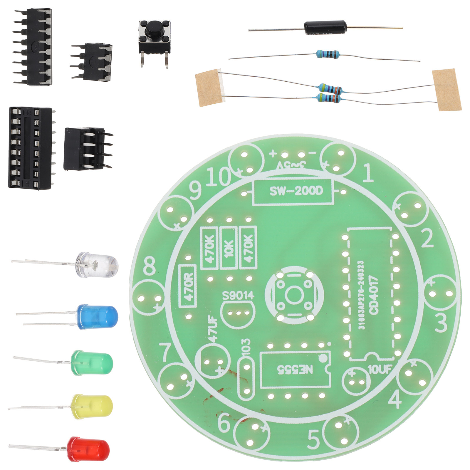 Diy Electronics Projects For Adults - Electronics Soldering Kit DIY Practice Board
