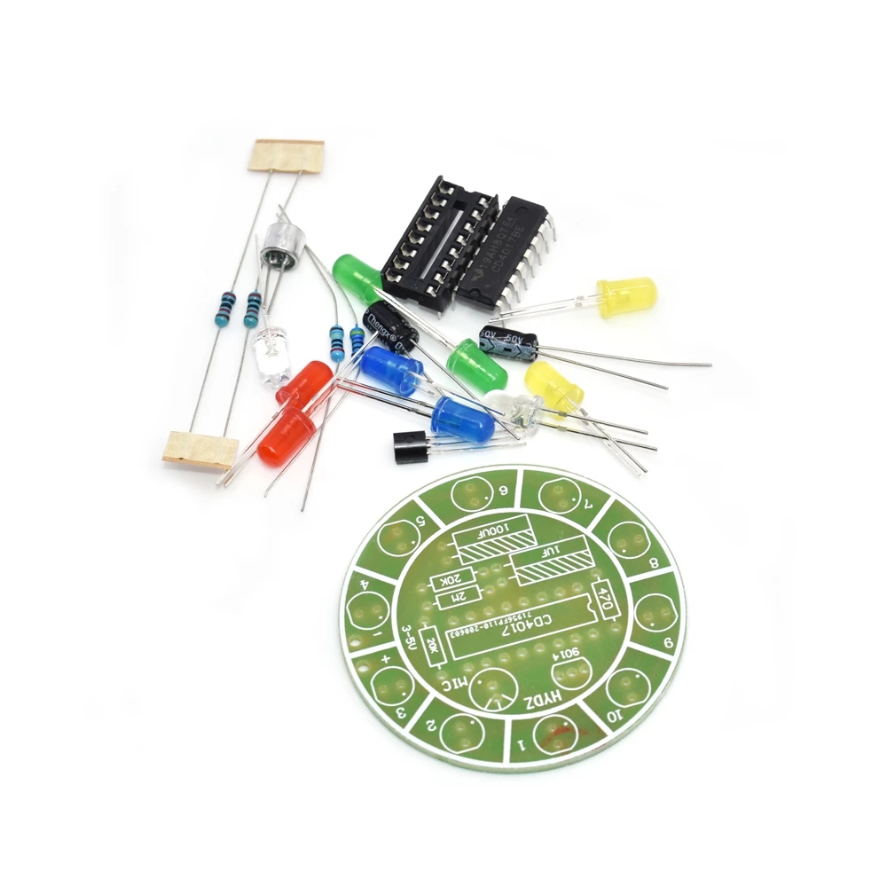 CD4017 colorful voice control  - Diy Electronics Lab ulasan dan harga