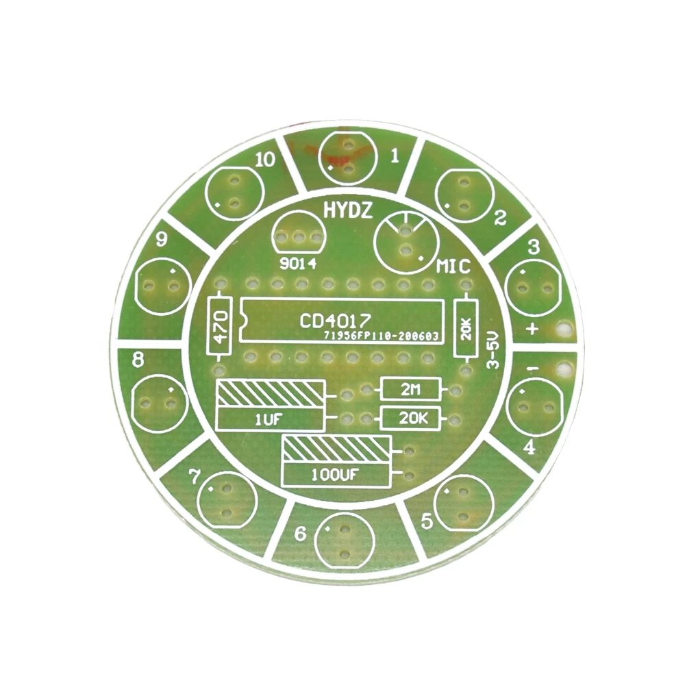 CD4017 colorful voice control  - Diy Electronics Lab ulasan dan harga