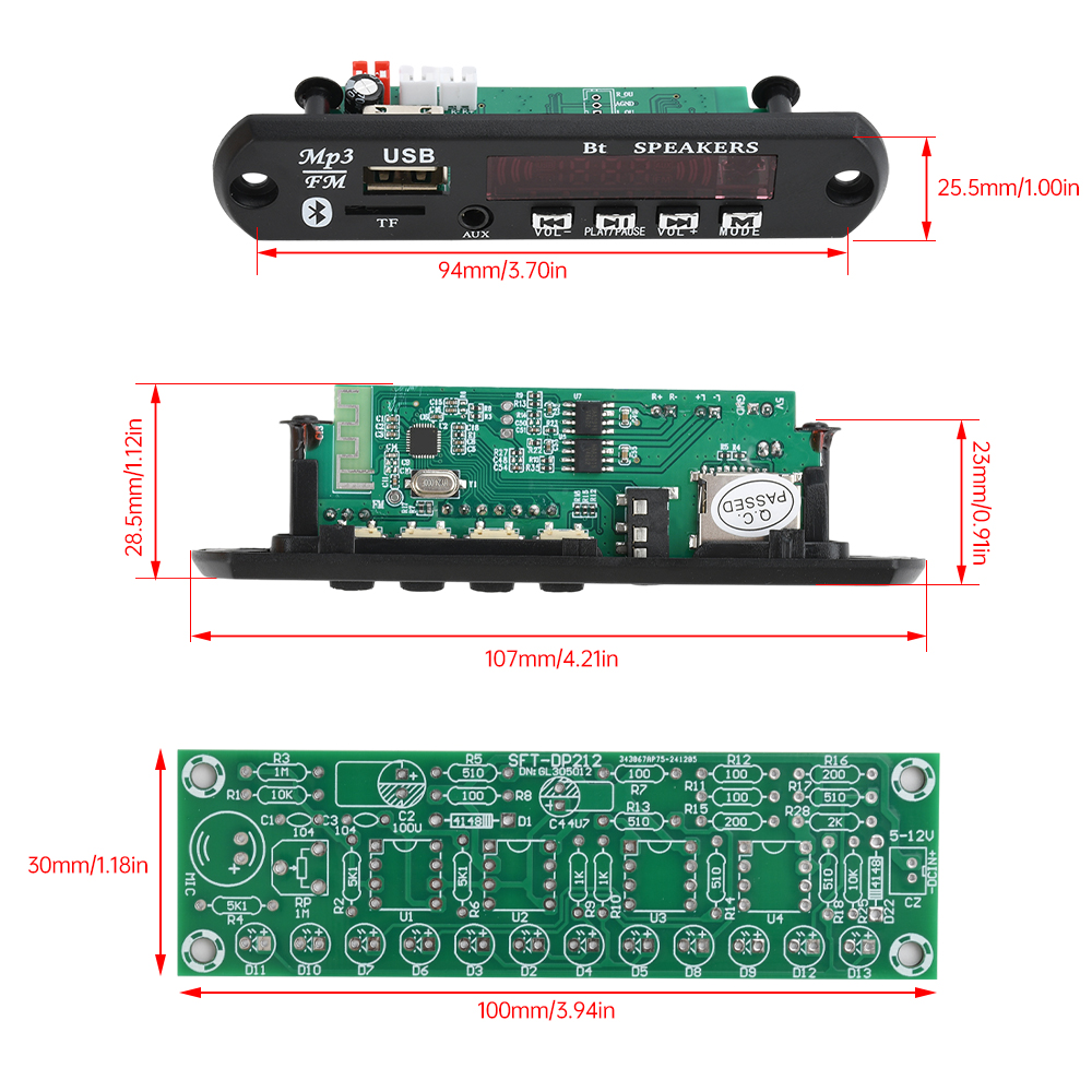 JQ-D017BT Radio Electronic Kit - Diy Electronics Com ulasan dan harga