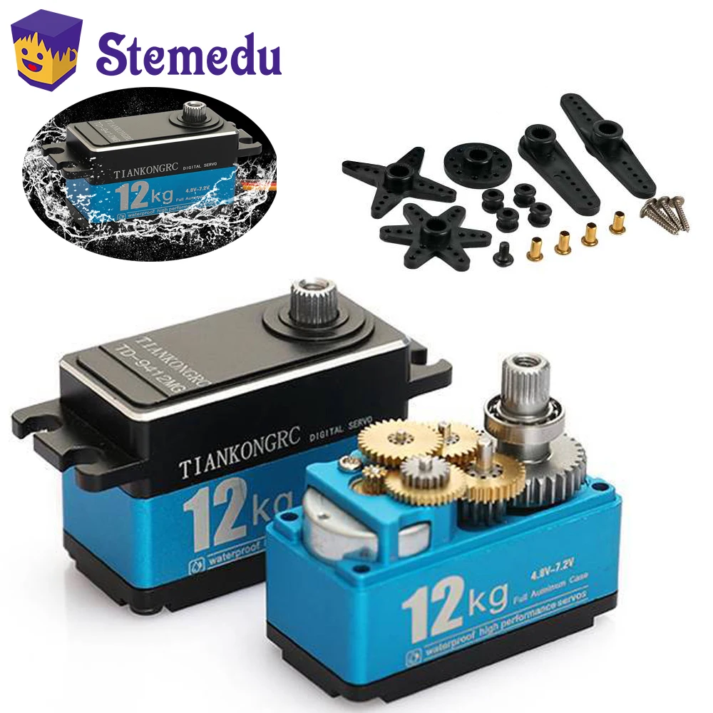 12KG TD-9412MG High Torque Ful - Servo Motor Sg90 ulasan dan harga