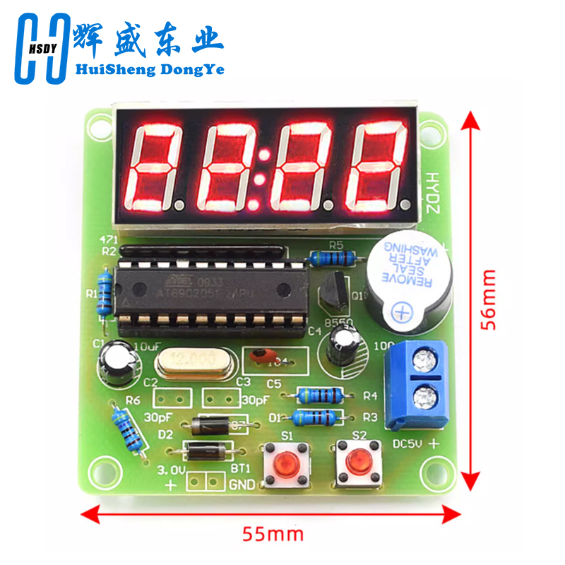 AT89C2051 Digital 4 Bits Elect - Diy Electronics Com ulasan dan harga