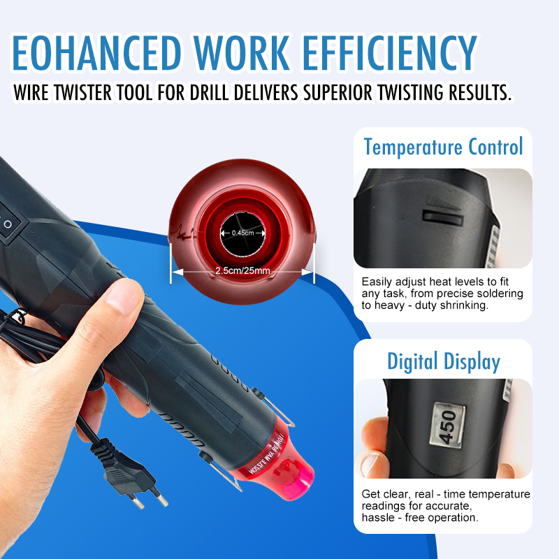 220V Hot Air Gun Soldering Tem - Heat Shrink Tubing ulasan dan harga
