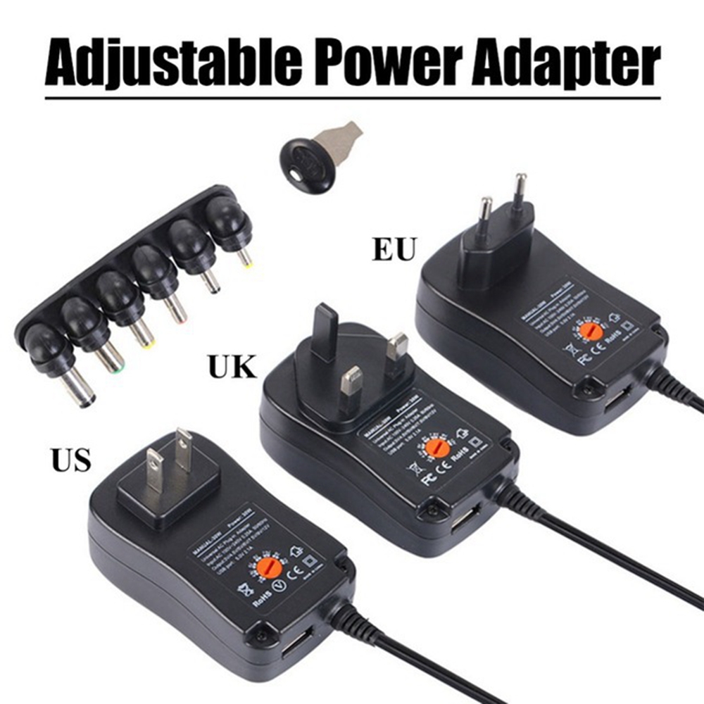 30W Universal AC/DC Adapter Ad - Dc Power Supply Variable ulasan dan harga