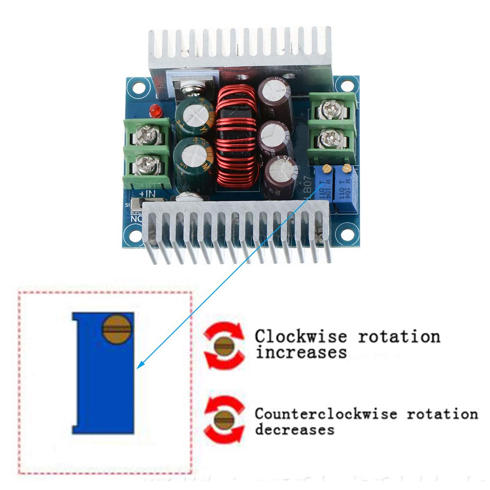 20A 300W CC CV Step Down Modul - Dc Power Supply Variable ulasan dan harga