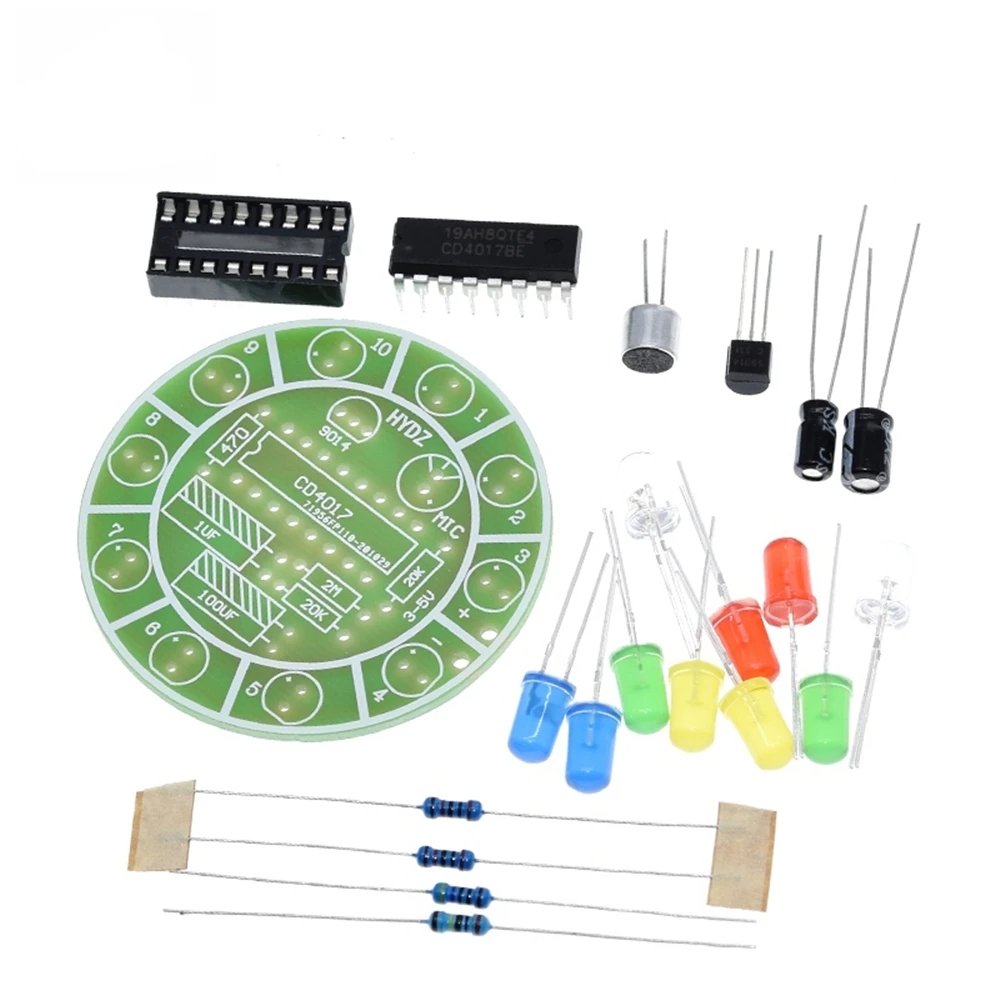 CD4017 Colorful Voice Control  - Diy Electronics Lab ulasan dan harga