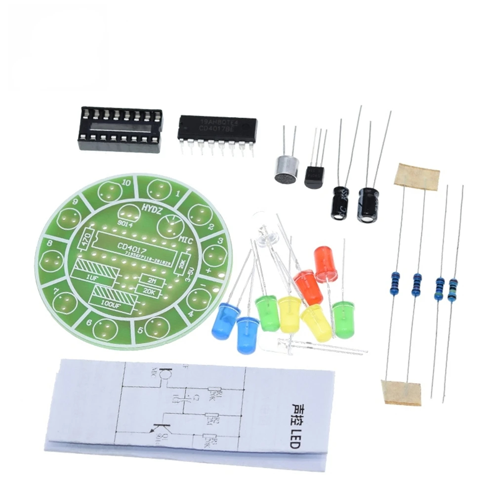 CD4017 Colorful Voice Control  - Diy Electronics Lab ulasan dan harga