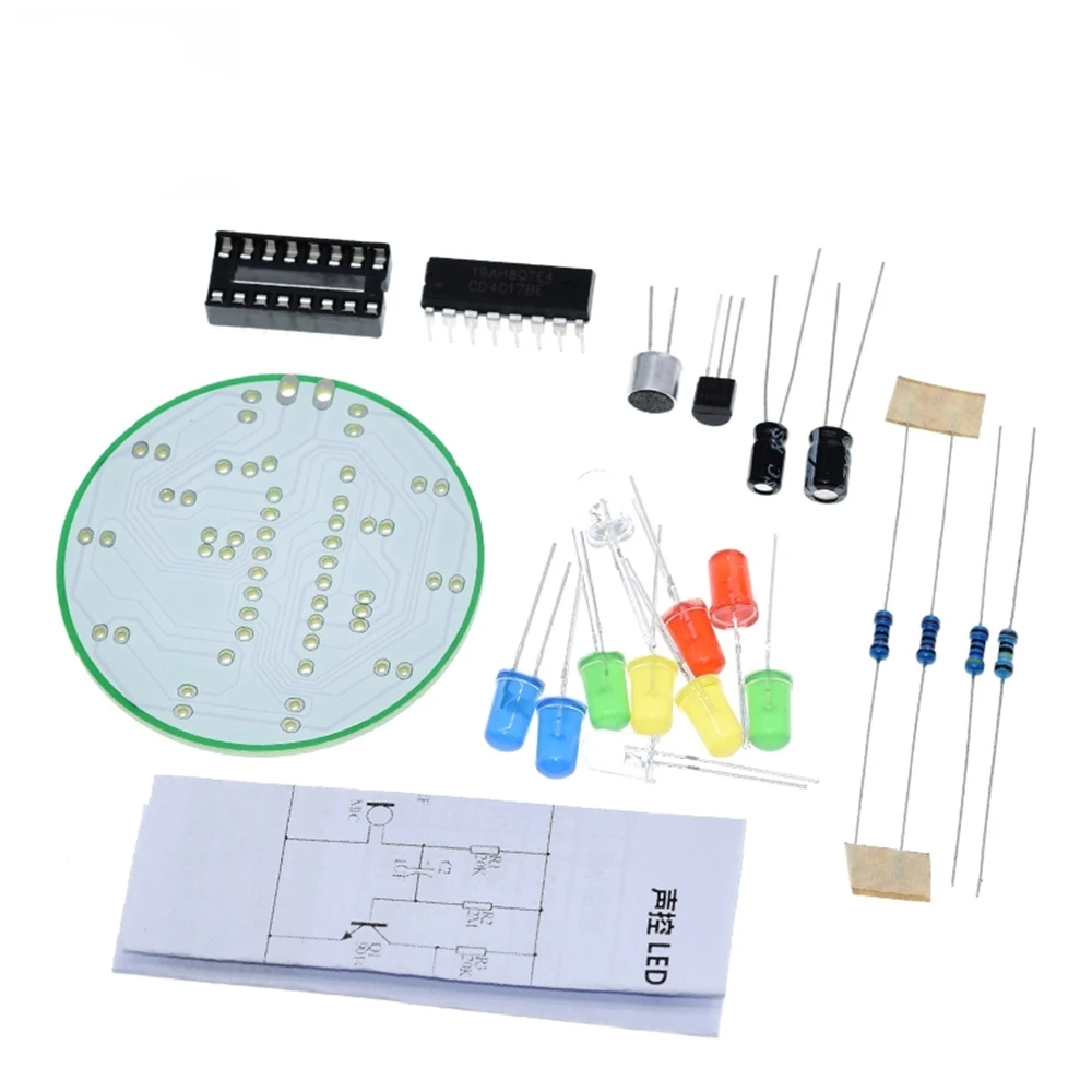 CD4017 Colorful Voice Control  - Diy Electronics Lab ulasan dan harga