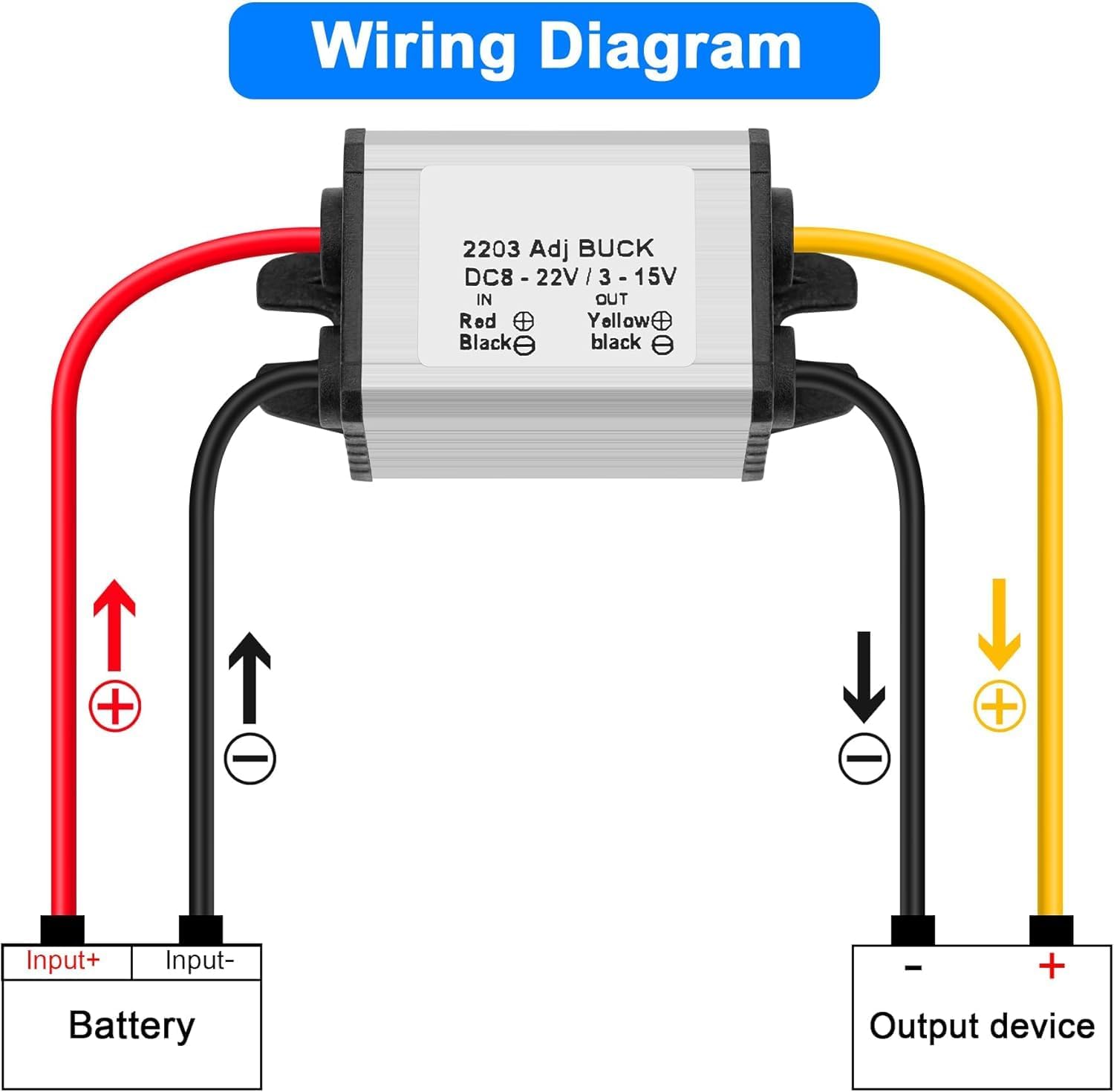 DC 8-35V to DC 3-15V Buck Conv - Dc Power Supply Variable ulasan dan harga