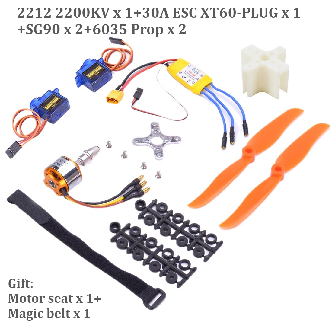2212 A2212 1400KV 2200KV Brush - Servo Motor Sg90 ulasan dan harga