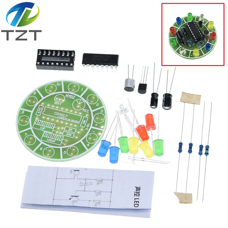 TZT 1/3PCS CD4017 colorful voi - Diy Electronics Lab ulasan dan harga