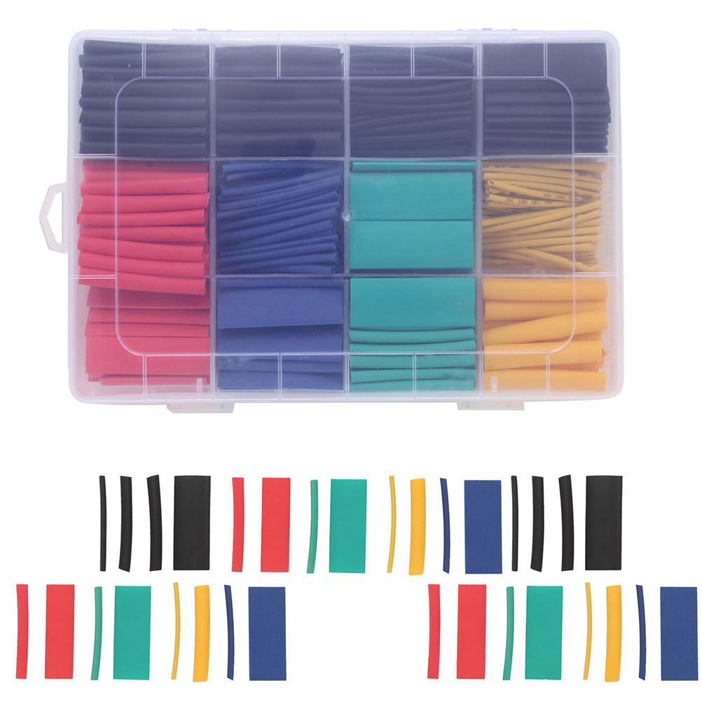 530Pcs Heat Shrink Tubing Poly - Heat Shrink Tubing ulasan dan harga