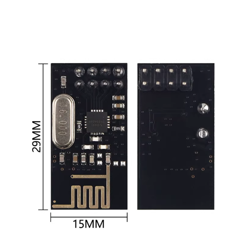 Black NRF24L01 Wireless Module - Nrf24L01 Module Wireless ulasan dan harga