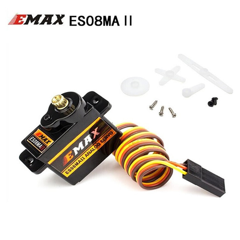 HOT 2/4Pcs EMAX ES08MAII 12G M - Servo Motor Sg90 ulasan dan harga