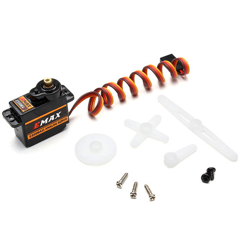 HOT 2/4Pcs EMAX ES08MAII 12G M - Servo Motor Sg90 ulasan dan harga