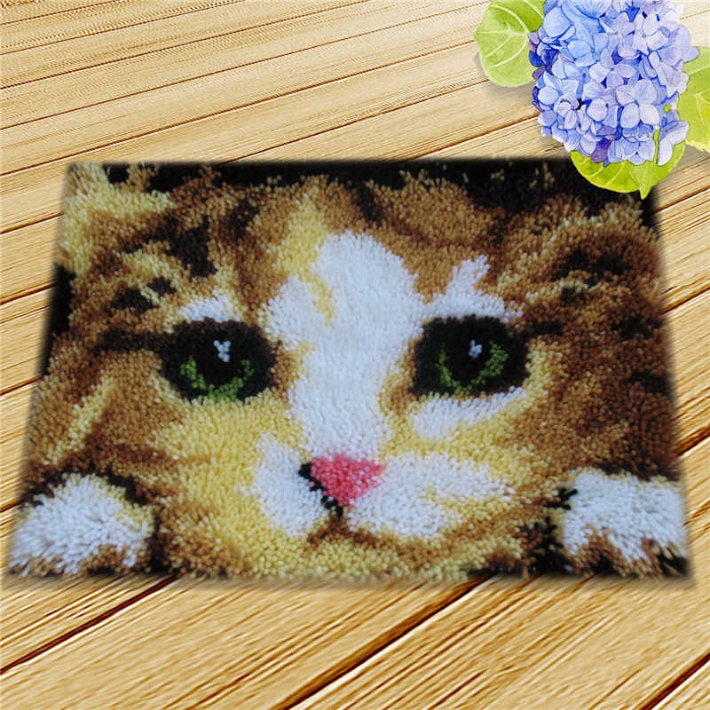 Cartoon Cat Dog Carpet embroid - Diy Electronics Projects For Adults ulasan dan harga
