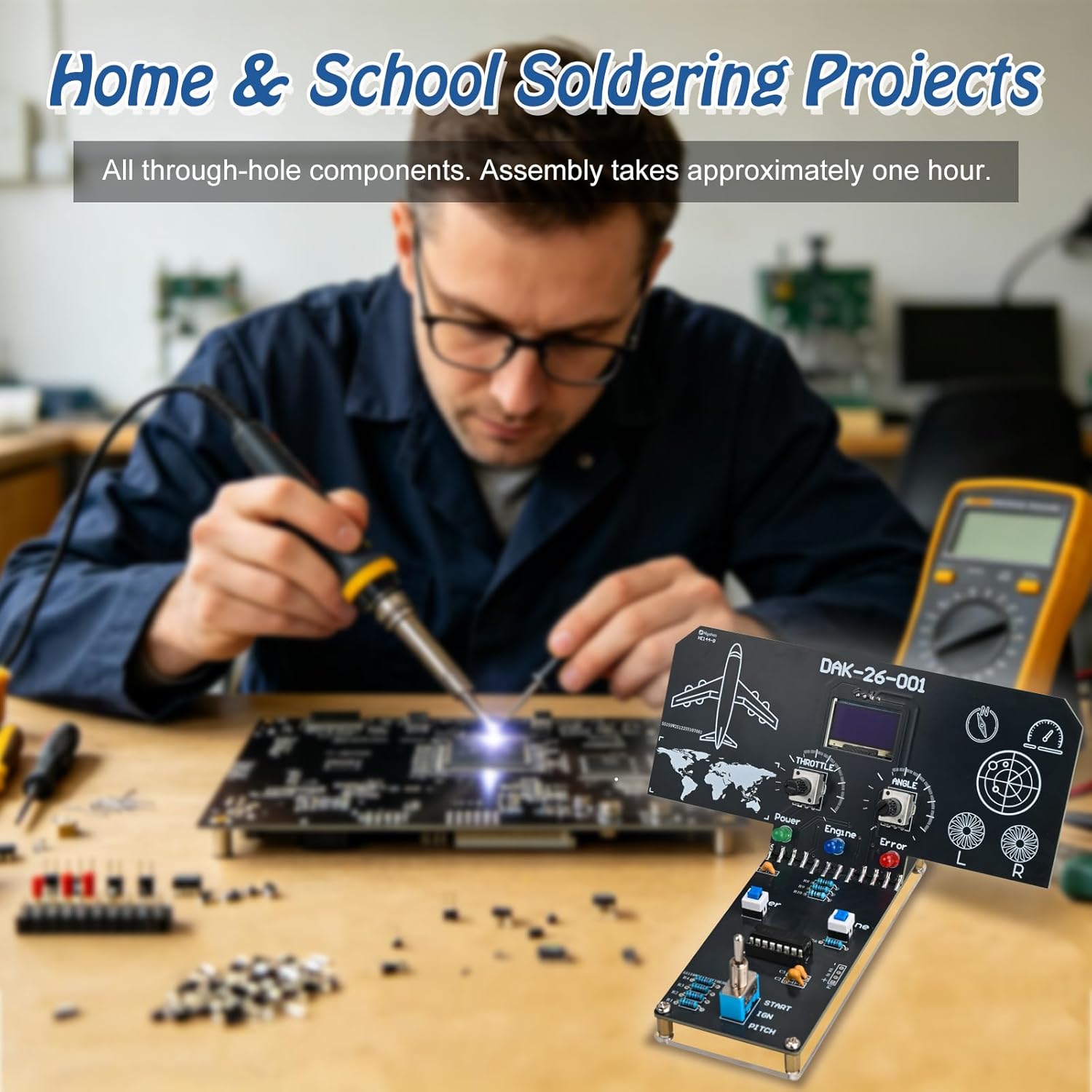Flight Simulator DIY Soldering - Diy Electronics Projects For Students ulasan dan harga