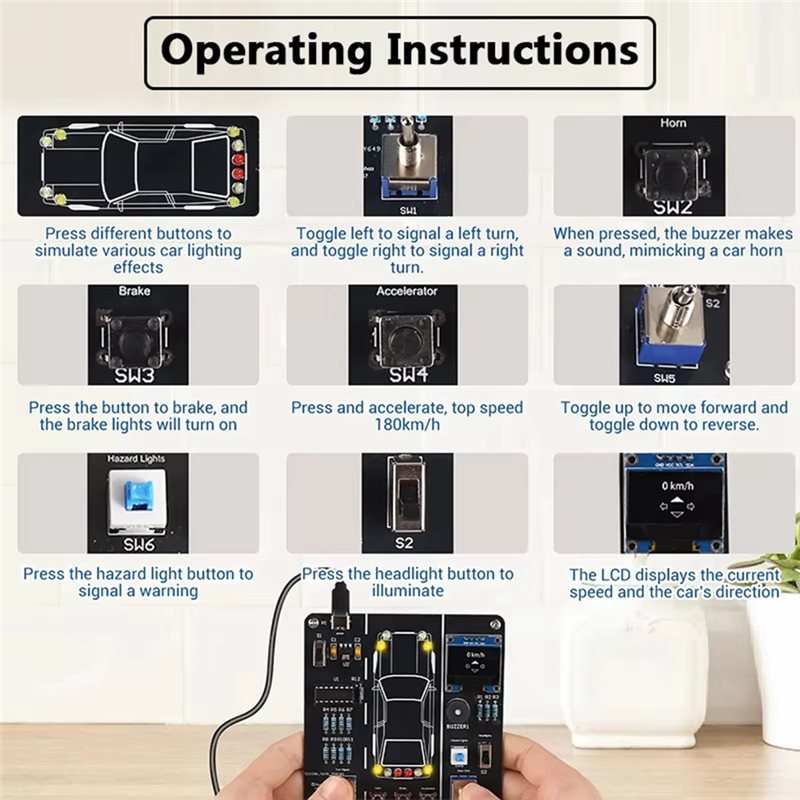 JABS-DIY Car Driving Simulatio - Diy Electronics Projects For Students ulasan dan harga