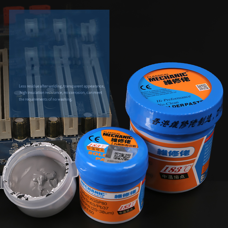 MECHANIC Solder Tin Paste 183C - Smd Solder Paste ulasan dan harga