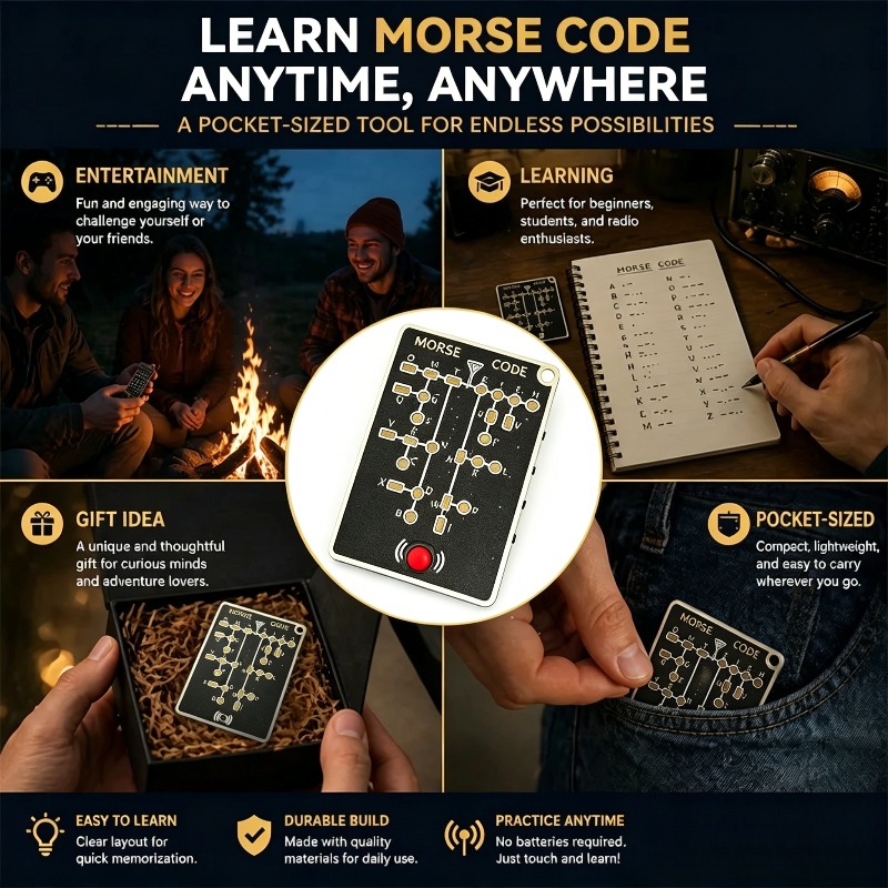 Morse Code Trainer Card Pro Le - Diy Electronics Projects For Adults ulasan dan harga