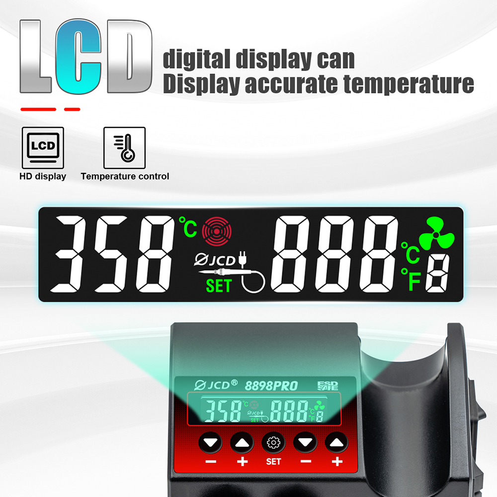 JCD 8898Pro Soldering Station  - Smd Solder Paste ulasan dan harga