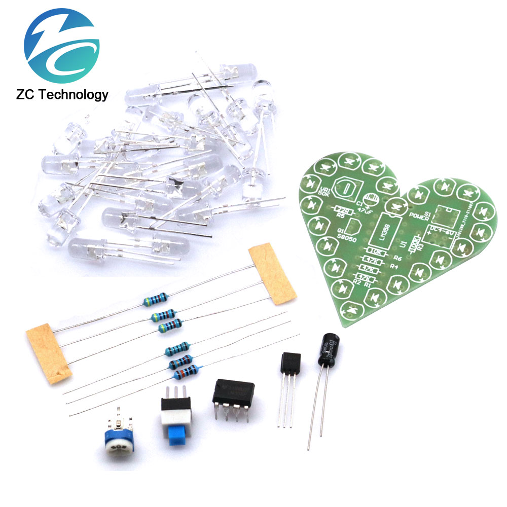 DIY Kit Heart Shape Breathing  - Diy Electronics Com ulasan dan harga