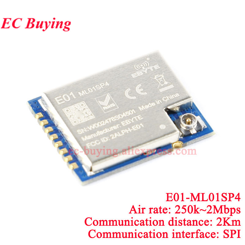 10Pcs/1pc E01-2G4M27SX ML01SP4 - Nrf24L01 Module Wireless ulasan dan harga