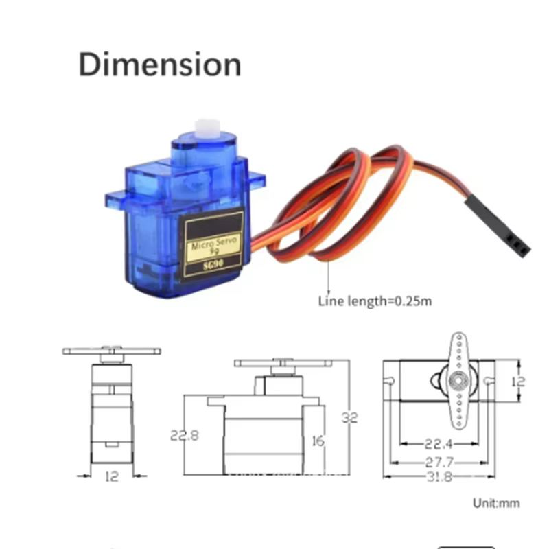 2/4pcs Sg90 Servo Motor Micro  - Servo Motor Sg90 ulasan dan harga