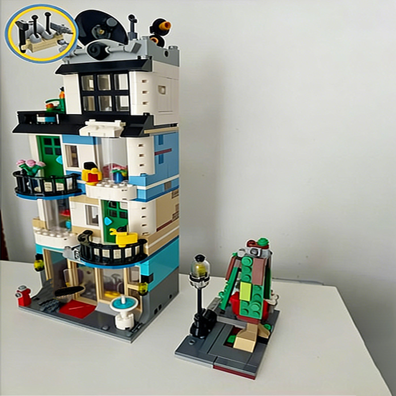 856 PCS Modular Building Apart - Diy Electronics Shop ulasan dan harga