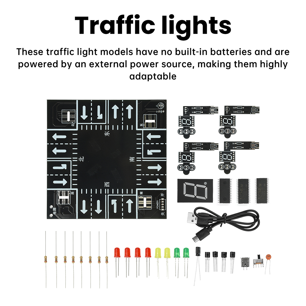 Traffic Light Simulator Kit wi - Diy Electronics Projects For Adults ulasan dan harga