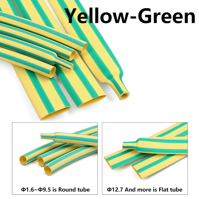 Yellow-Green 3:1 Heat Shrink T - Heat Shrink Tubing ulasan dan harga