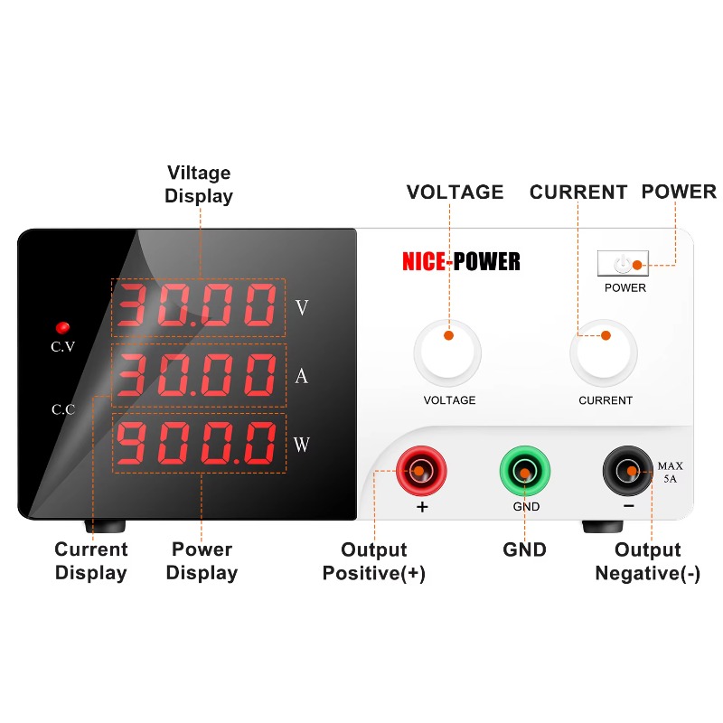 Power R-SPS3030 30V 30A Labora - Dc Power Supply Variable ulasan dan harga