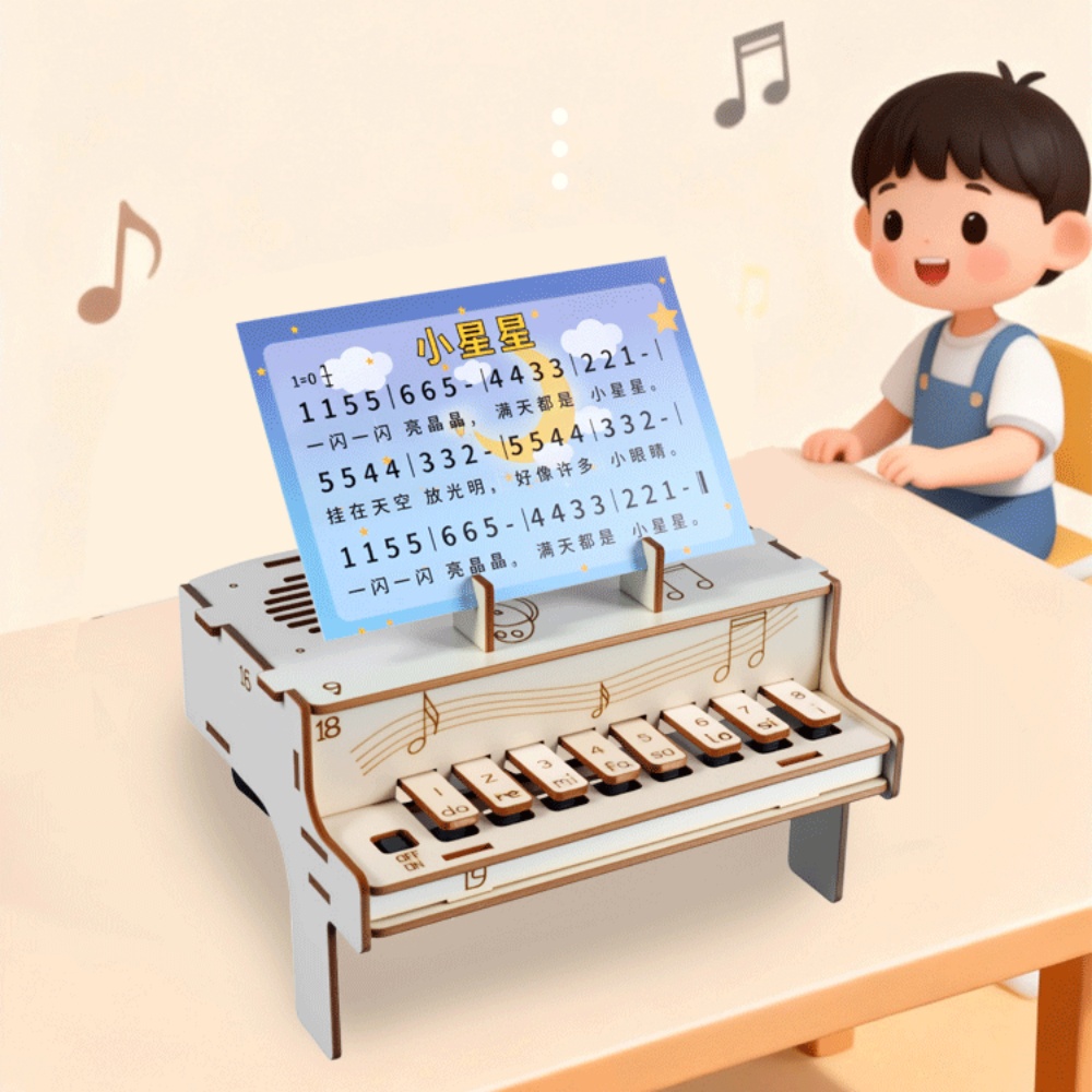 DIY Wooden Electronic Piano Mo - Diy Electronics Projects For Adults ulasan dan harga