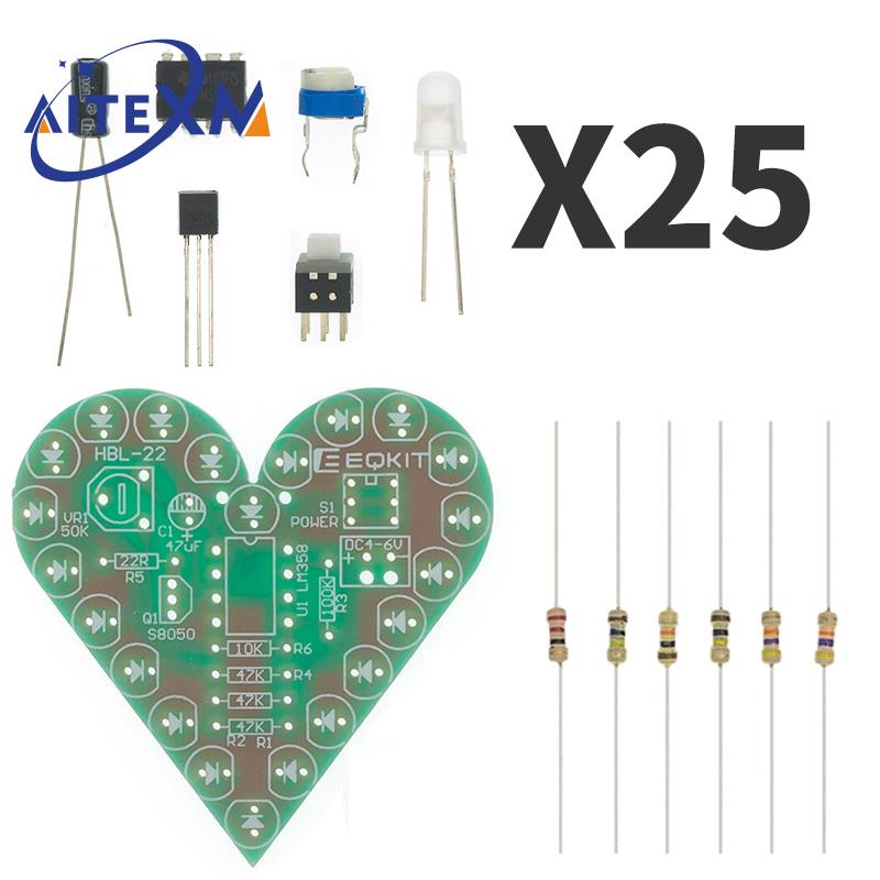 DIY Kit Heart Shape Breathing  - Diy Electronics Lab ulasan dan harga