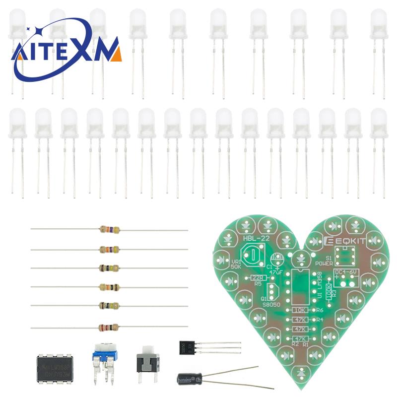 DIY Kit Heart Shape Breathing  - Diy Electronics Lab ulasan dan harga