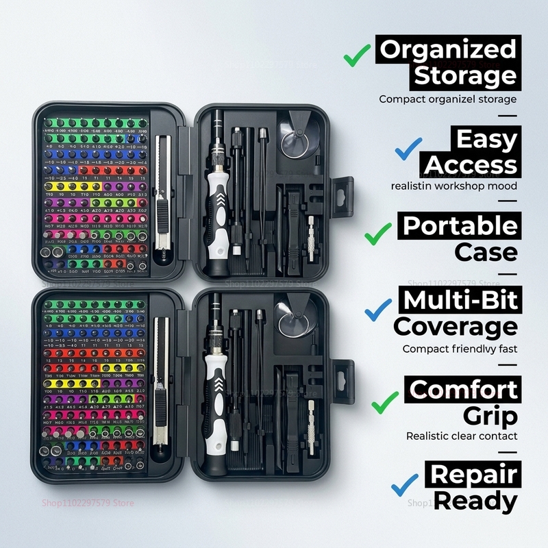 132 in 1 Precision Screwdriver - Diy Electronics Shop ulasan dan harga
