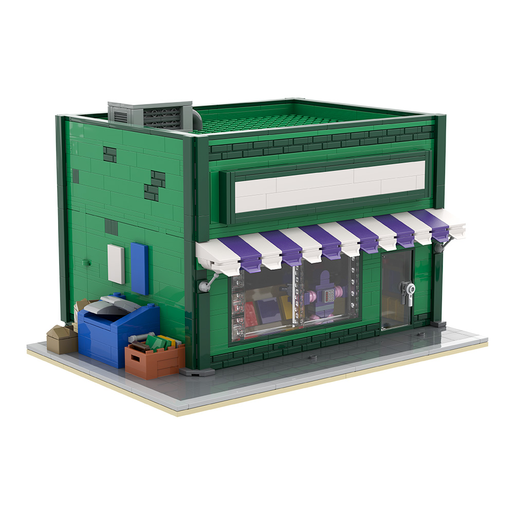 MOC Movie Street View The Andr - Diy Electronics Shop ulasan dan harga