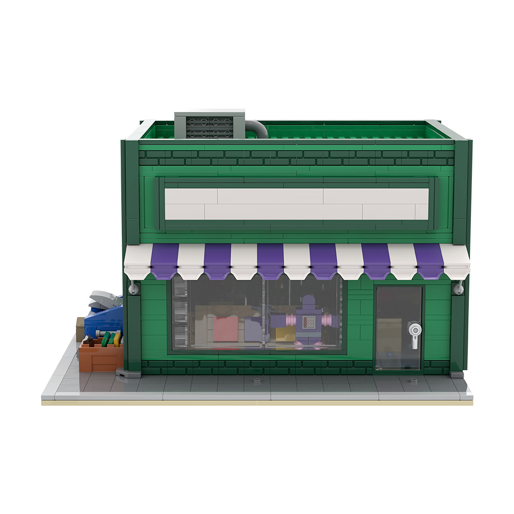 MOC Movie Street View The Andr - Diy Electronics Shop ulasan dan harga