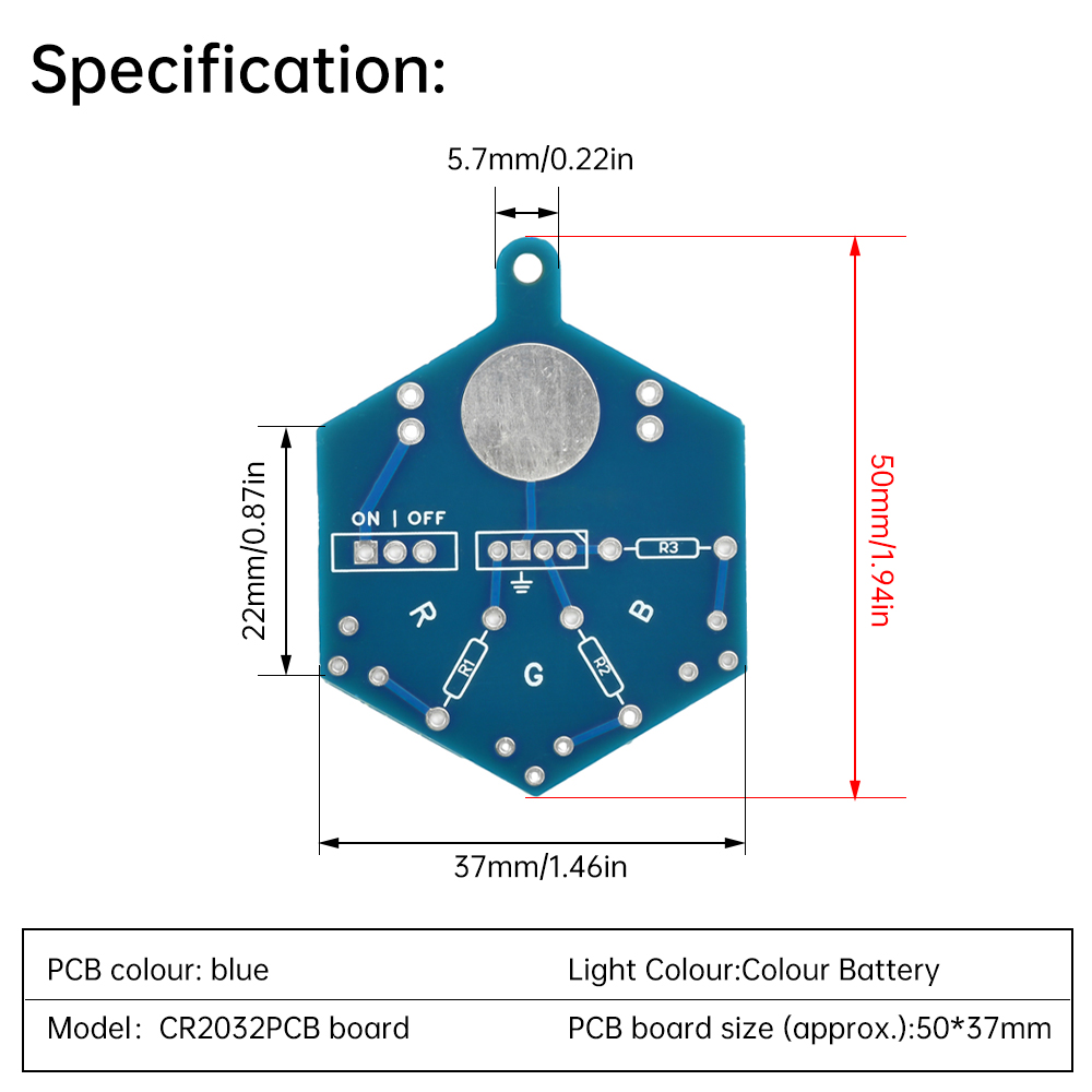 RGB LED Light Circuit Board We - Diy Electronics Lab ulasan dan harga