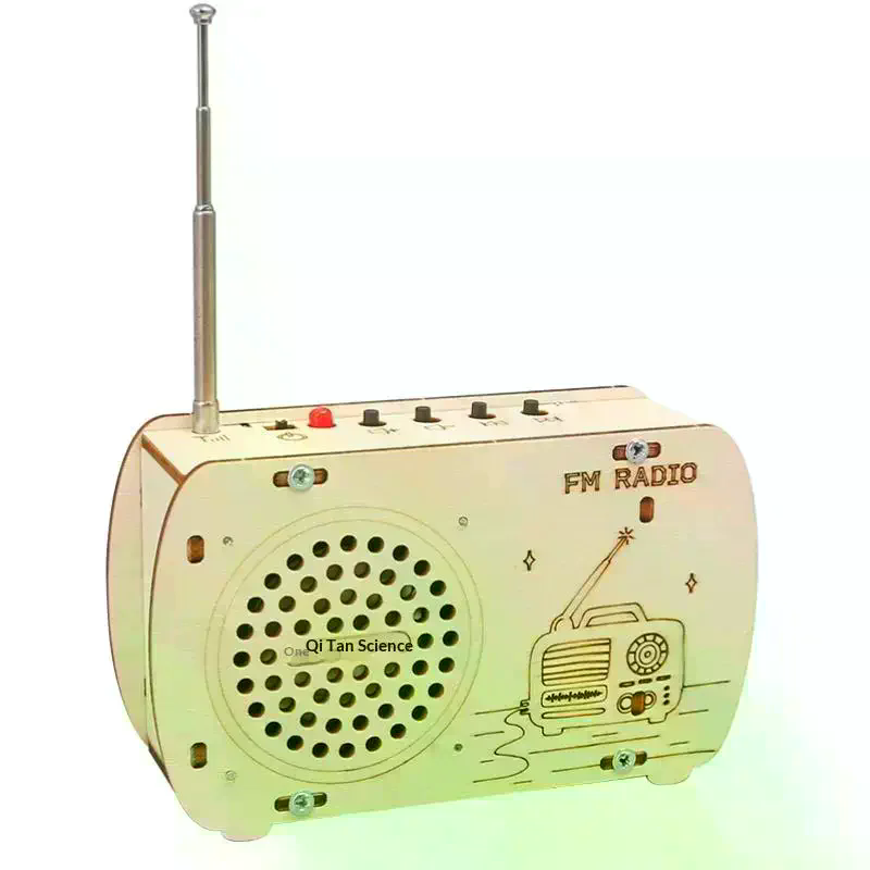 /Cna/DIY Wooden FM Radio Kit V - Diy Electronics Projects For Students ulasan dan harga