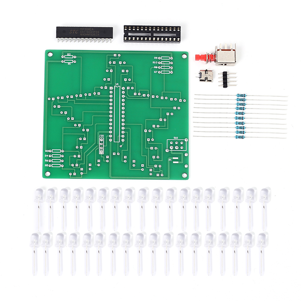 DIY Electronic Kit 3D Five-Poi - Diy Electronics Projects For Adults ulasan dan harga
