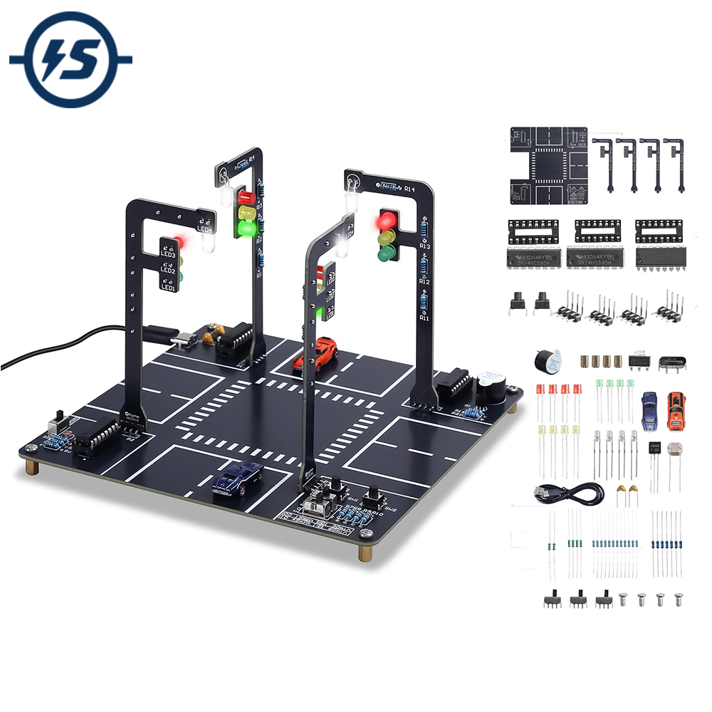 Traffic Light Simulator Kit wi - Diy Electronics Projects For Adults ulasan dan harga